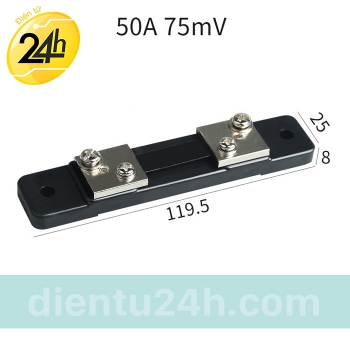 Điện Trở Shunt 50A 75mV ?>