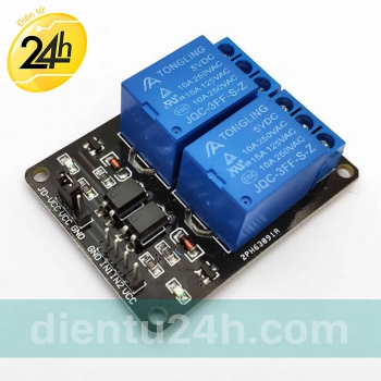 Mạch 2 Relay Opto Cách Ly 12V ?>