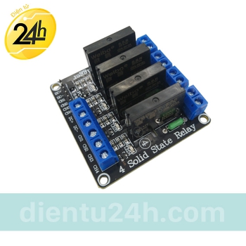 Mạch 4 Solid State Relay 220V