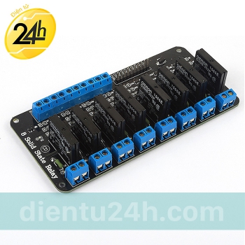Mạch 8 Solid State Relay 220V ?>