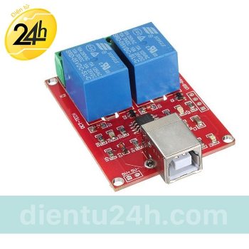 Module 2 Relay Bật Tắt Qua Cổng USB