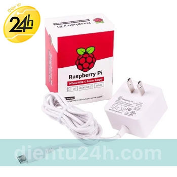 Nguồn Raspberry Pi 5VDC 3A USB-C