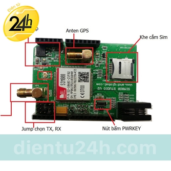 SHIELD SIM808 GSM, GPRS, GPS